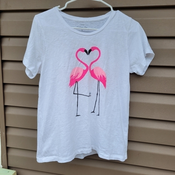 J. Crew Factory Flamingo Love Collector Tee - Picture 3 of 5